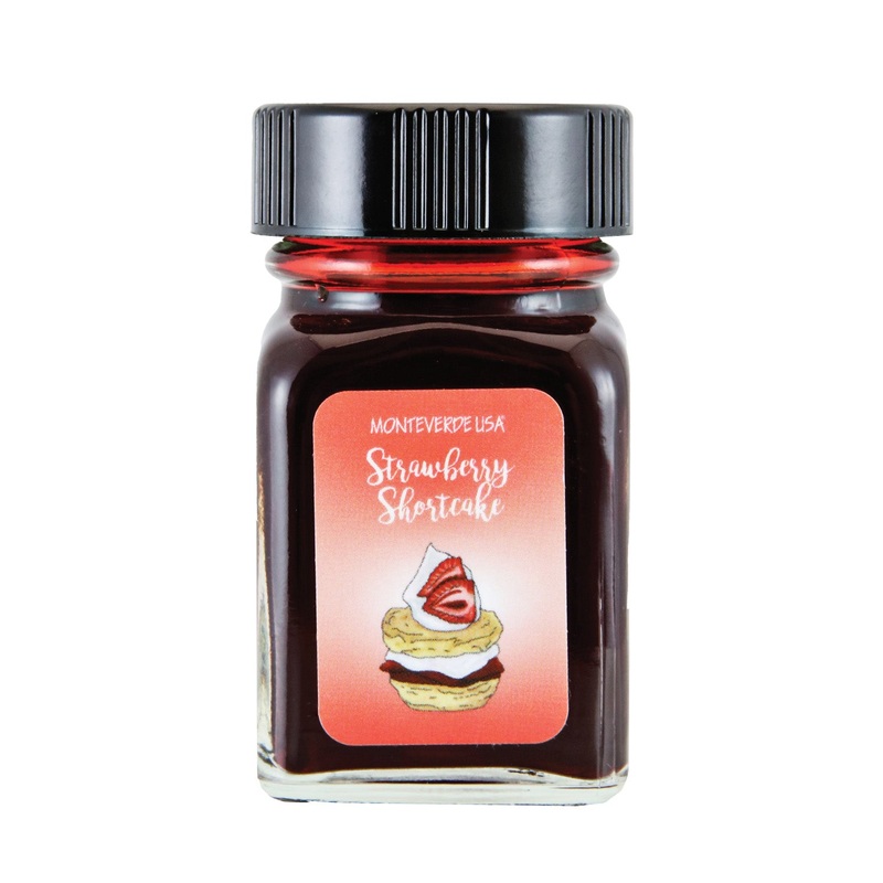 Monteverede Sweet Life Strawberry Shortcake Ink Bottle, Red – 30ml