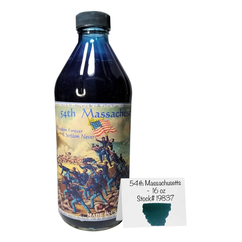 Noodler’s 19837 54th Massachusetts Ink Bottle, Blue – 475ml