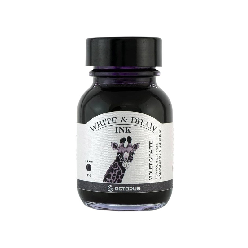 Octopus Write & Draw Ink Bottle, Violet Giraffe – 50ml