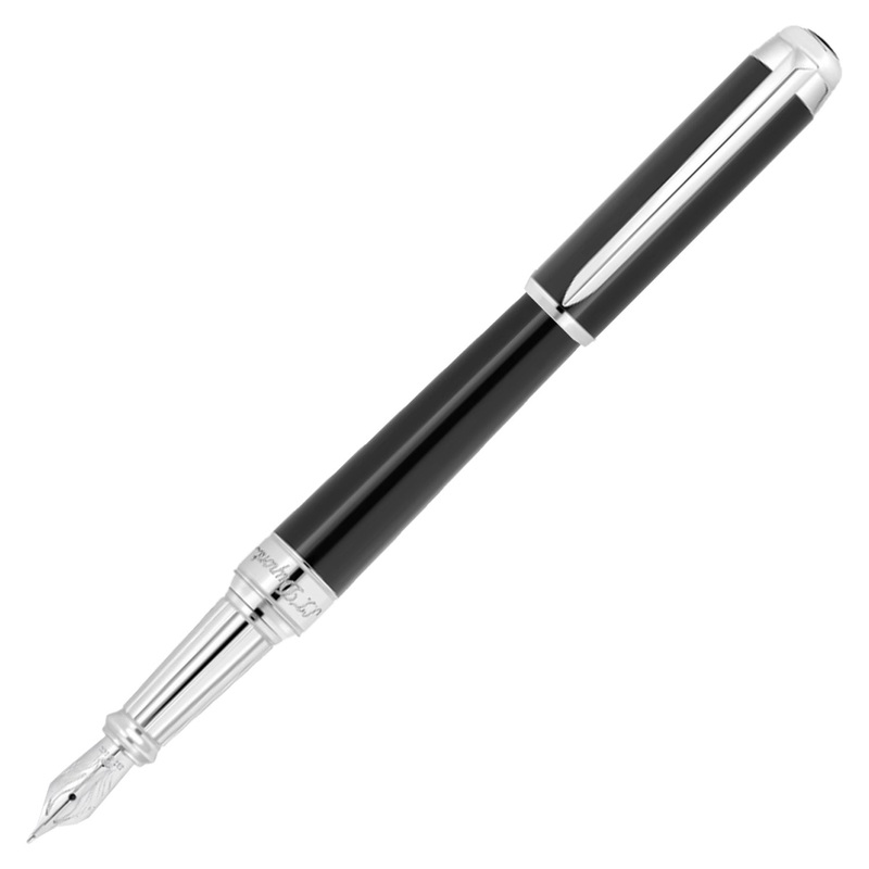 S. T. Dupont Line D Eternity XL Fountain Pen – Black CT