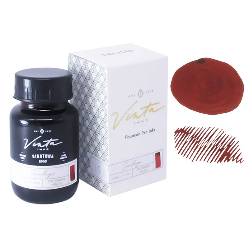 Vinta Original Collection Sikatuna Ink Bottle, Dark Red – 30ml
