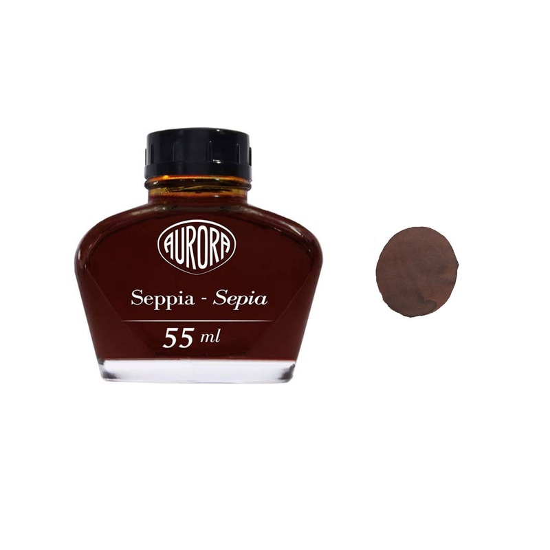 Aurora Anniversary Seppia Ink Bottle, Brown – 55ml