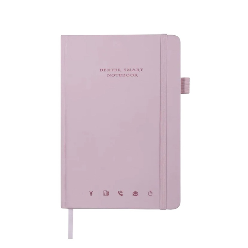 Dexter Smart Premium Erasable & Reusable Eco-Friendly Pink Notebook – A5, Ruled