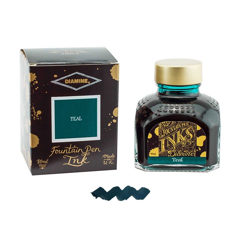 Diamine Teal Ink Bottle – 80ml