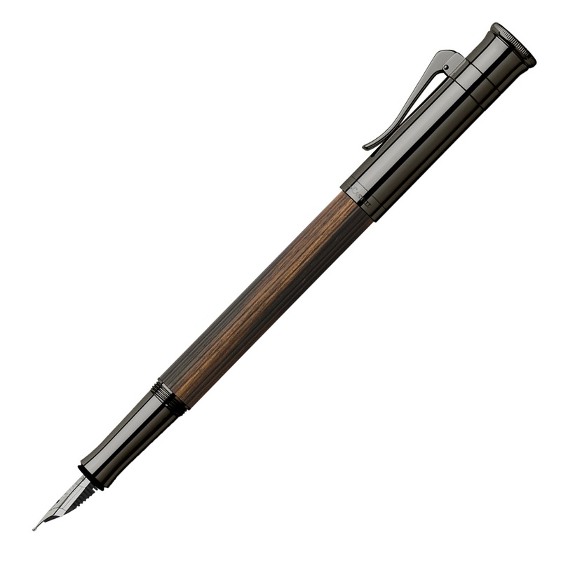 Graf Von Faber-Castell Classic Macassar Fountain Pen – Black Edition