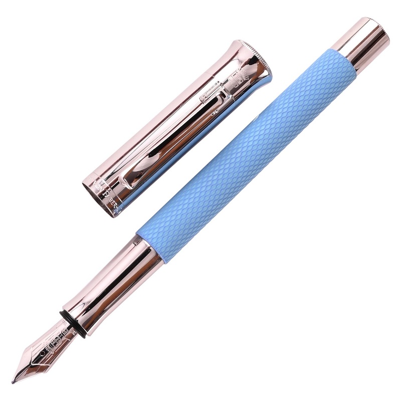 Graf Von Faber-Castell Guilloche Fountain Pen – Gulf Blue