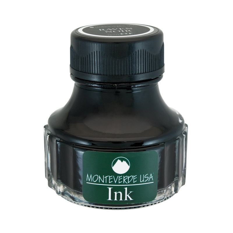 Monteverde Raven Noir Ink Bottle, Black – 90ml