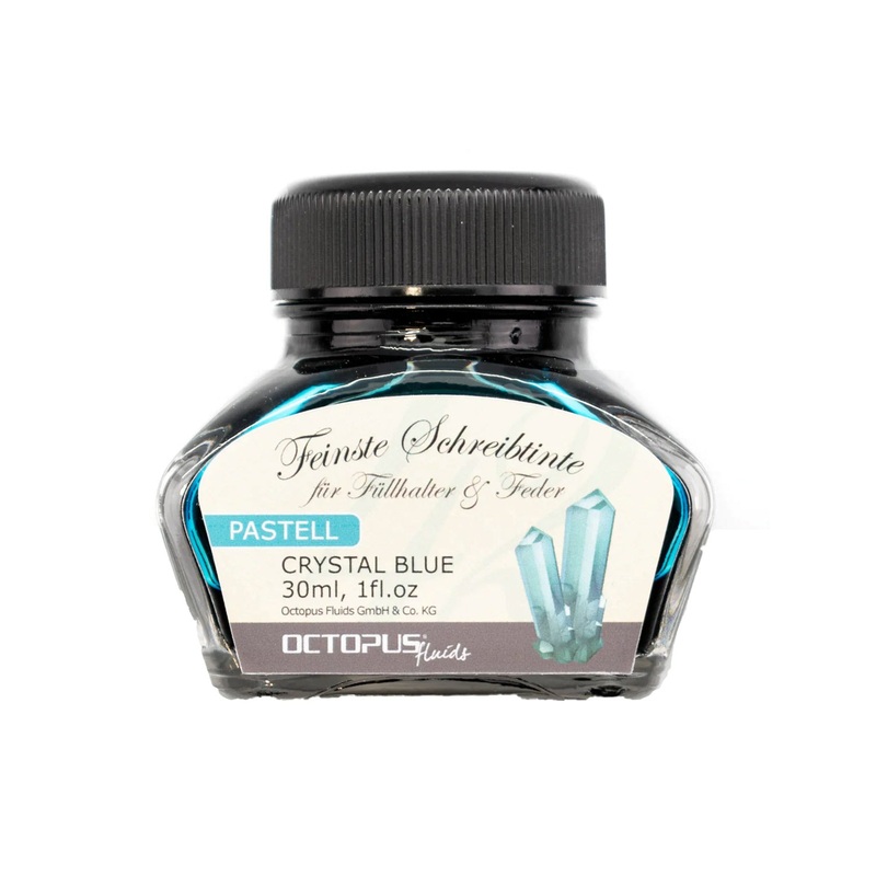 Octopus Pastel Crystal Blue Ink Bottle – 30ml
