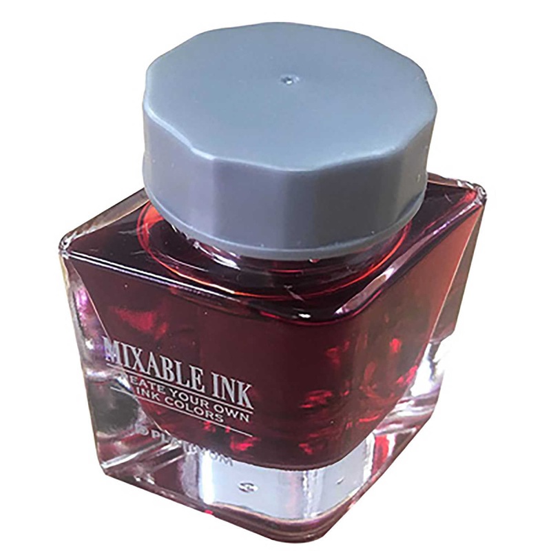 Platinum Mixable Flame Red Ink Bottle, Pink – 20ml