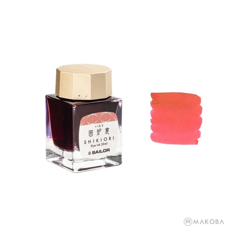 Sailor Shikiori Ink Bottle, Irori (Red) – 20ml