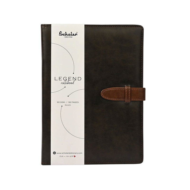 Scholar Legend Charcoal Notebook – B5, Ruled
