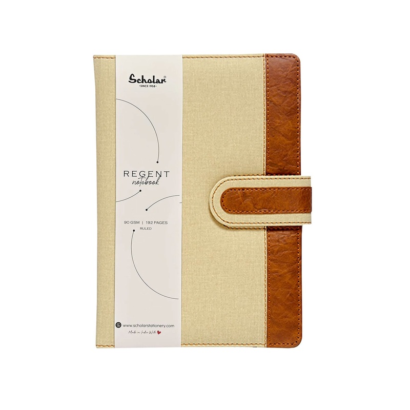 Scholar Regent Khaki Notebook – B5, Ruled