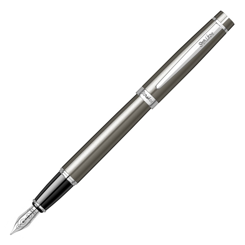 Scrikss Honour 38 Fountain Pen – Smoke Grey CT