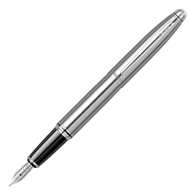 Scrikss Knight 88 Fountain Pen – Chrome CT