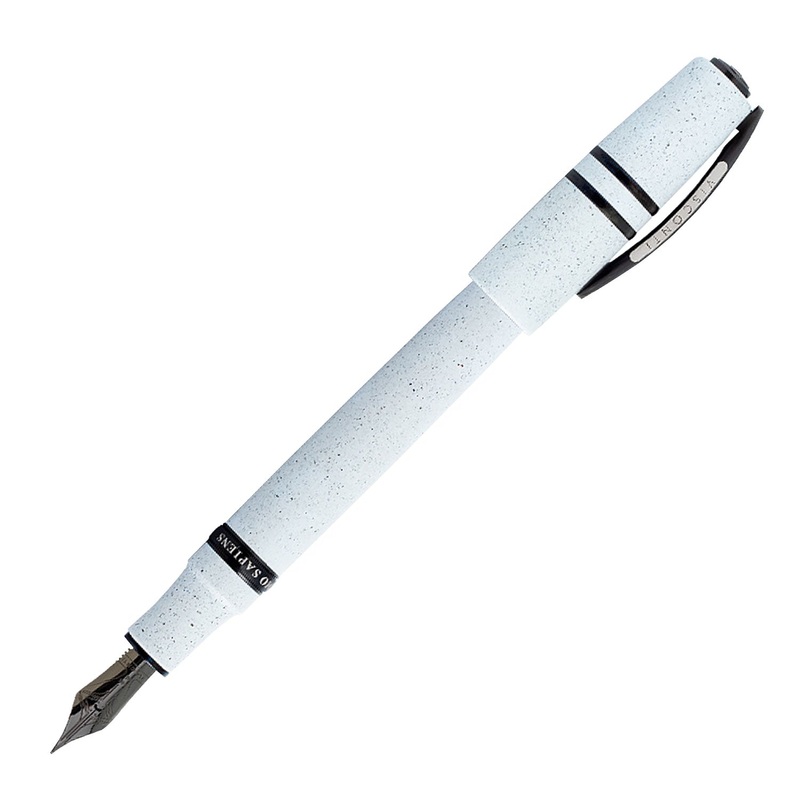 Visconti Homo Sapiens Lava Color Fountain Pen – Ash White