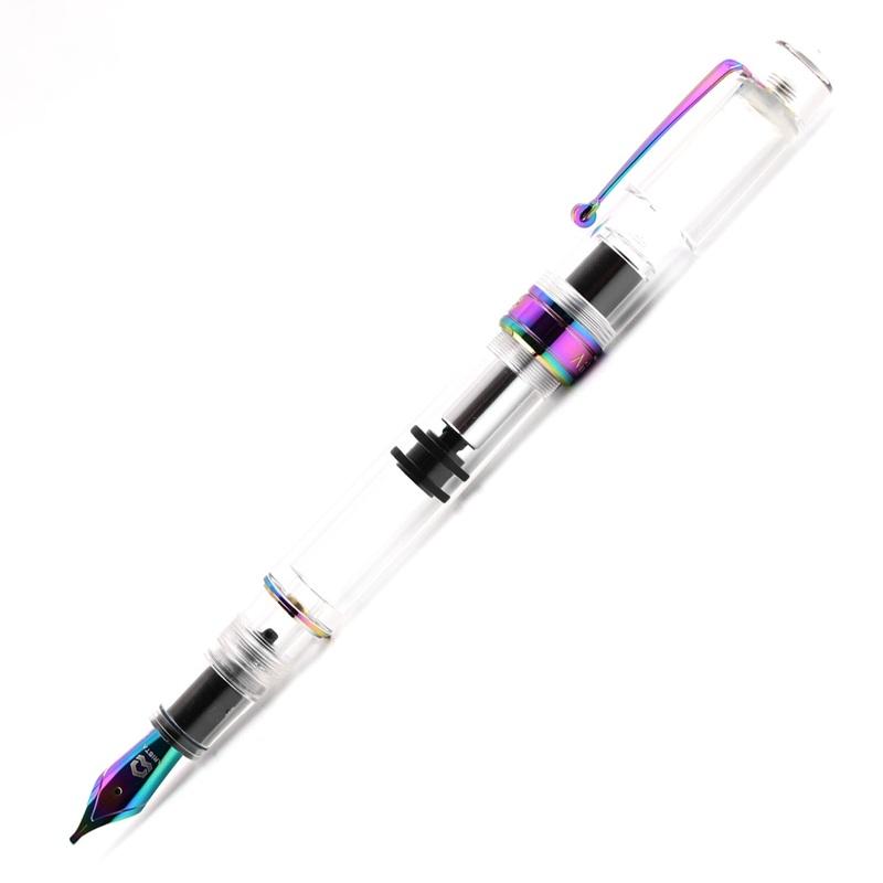 Arista One Fountain Pen – Clear Rainbow
