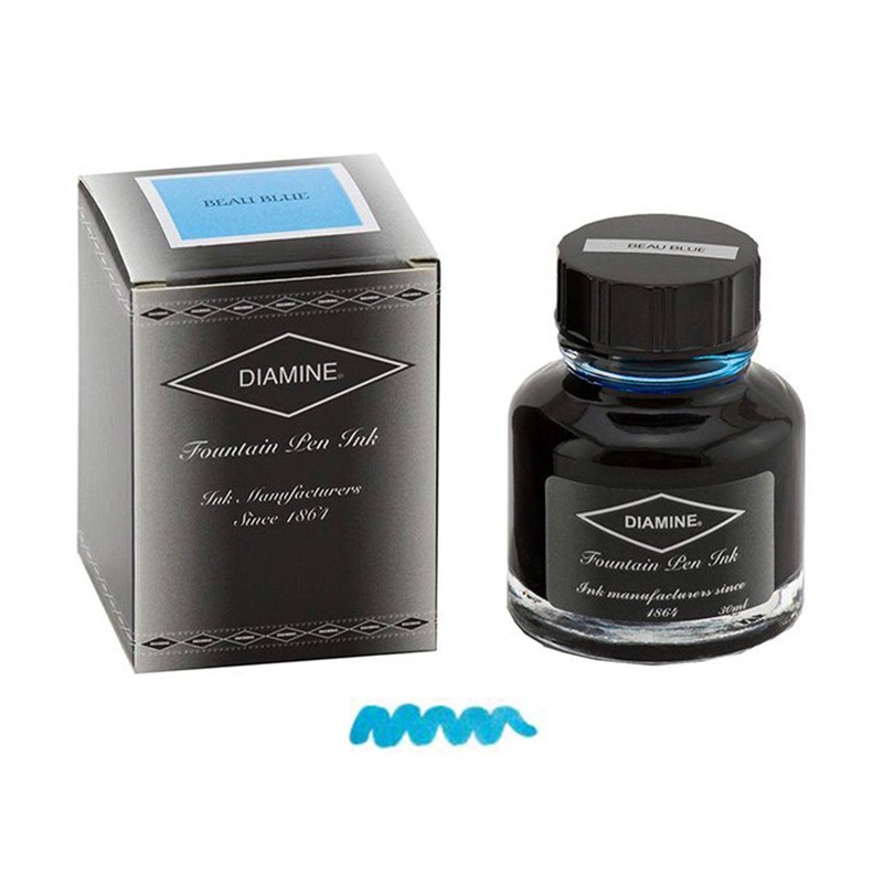 Diamine Beau Blue Ink Bottle – 30ml