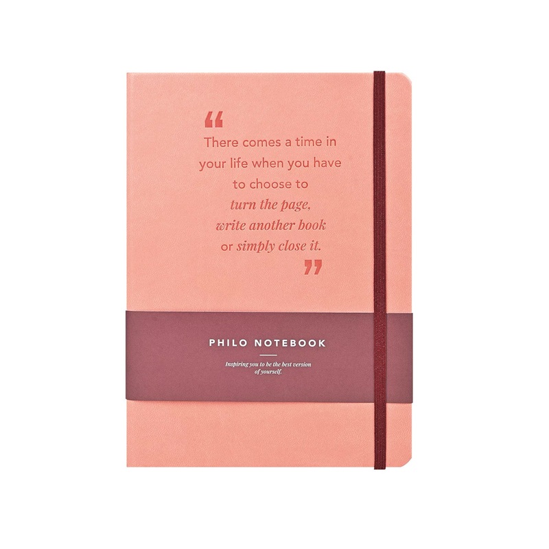 Scholar Philo Salmon Pink Notebook – A5, Ruled