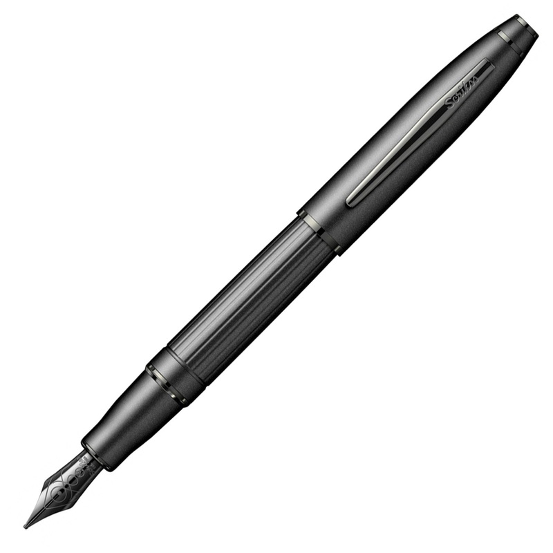 Scrikss Noble 350 Fountain Pen – Matte Black PVD
