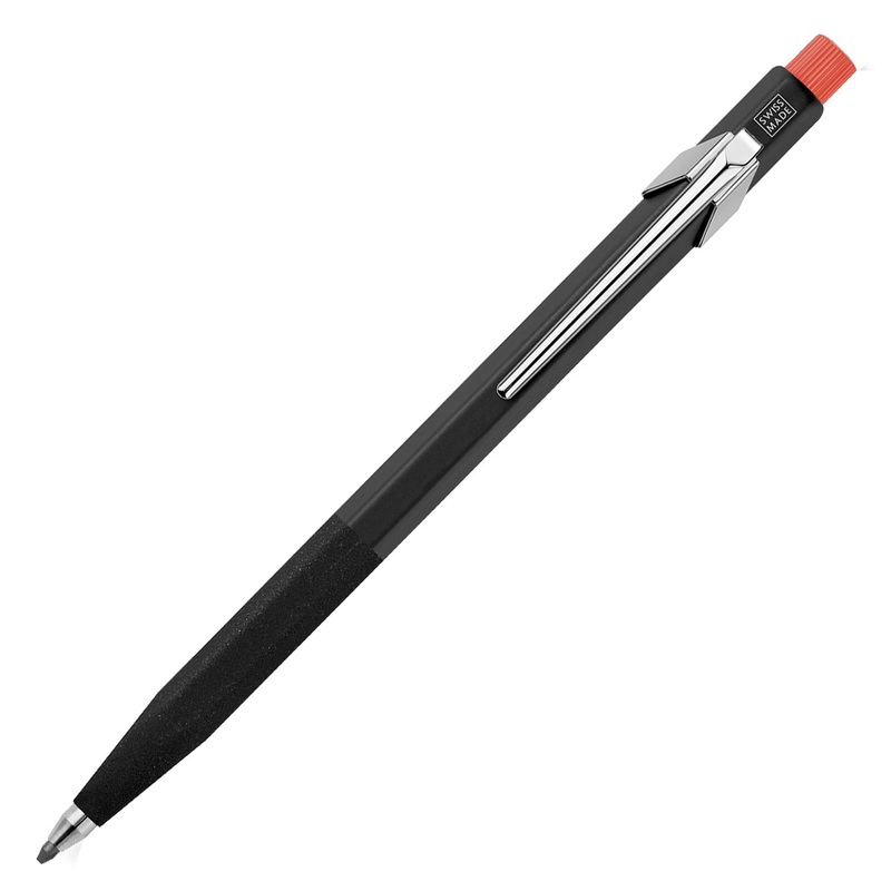 Caran d’Ache Fixpencil 3mm Mechanical Pencil – Matt Black & Red