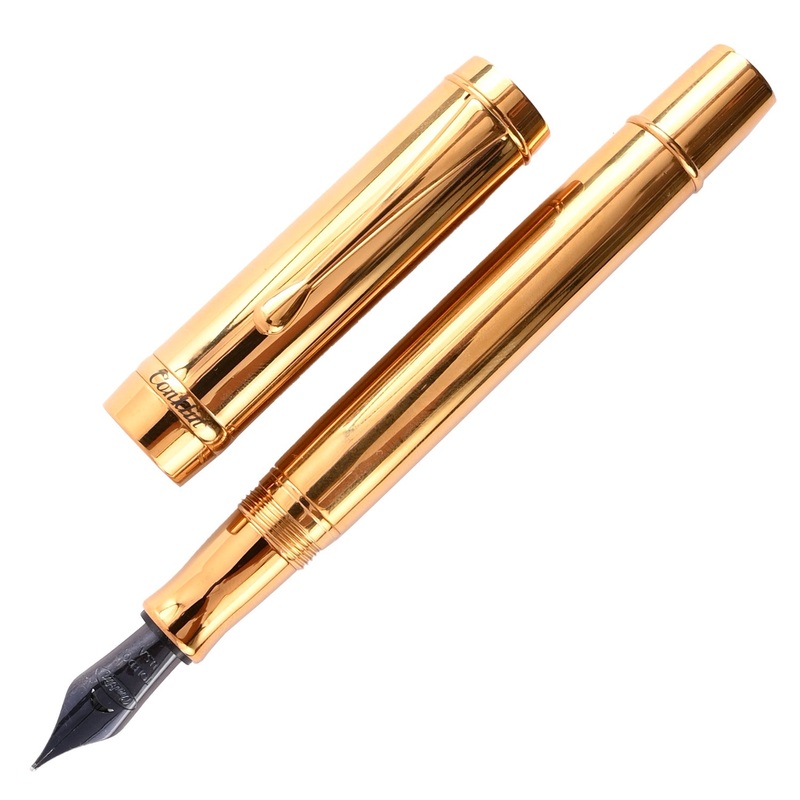 Conklin Duragraph Metal PVD Fountain Pen – Gold