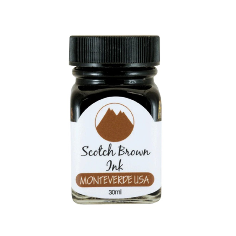 Monteverde Scotch Brown Ink Bottle – 30ml