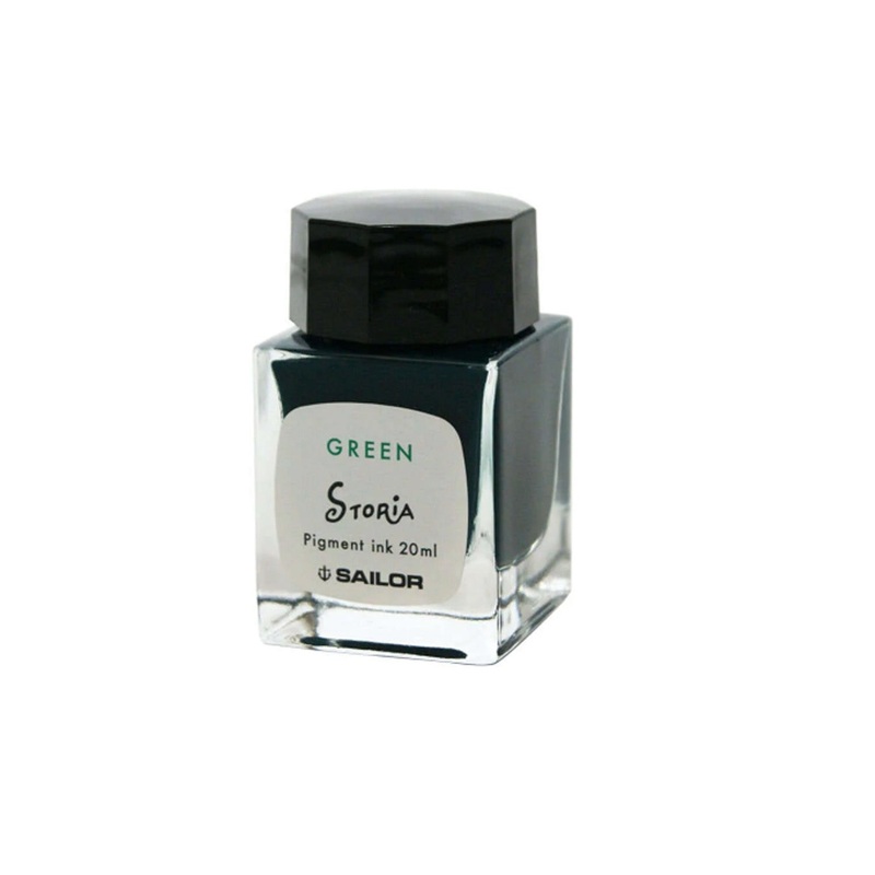 Sailor Storia Pigment Ink Bottle, Ballon Green – 20ml