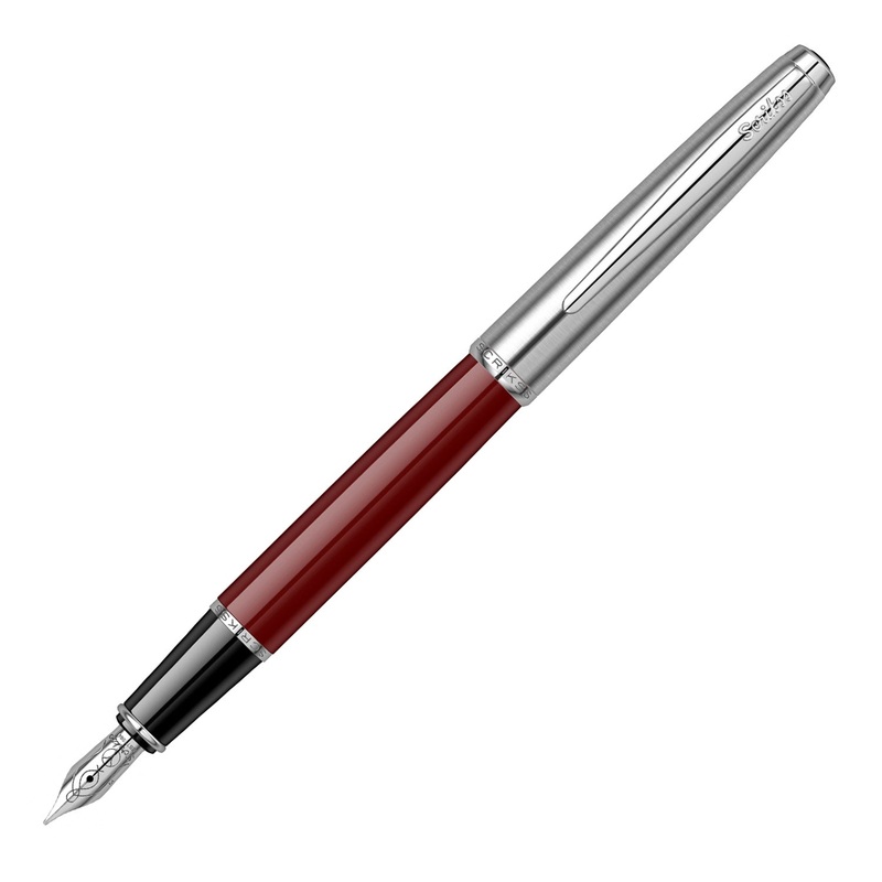 Scrikss Metropolis 78 Fountain Pen – Burgundy Chrome CT