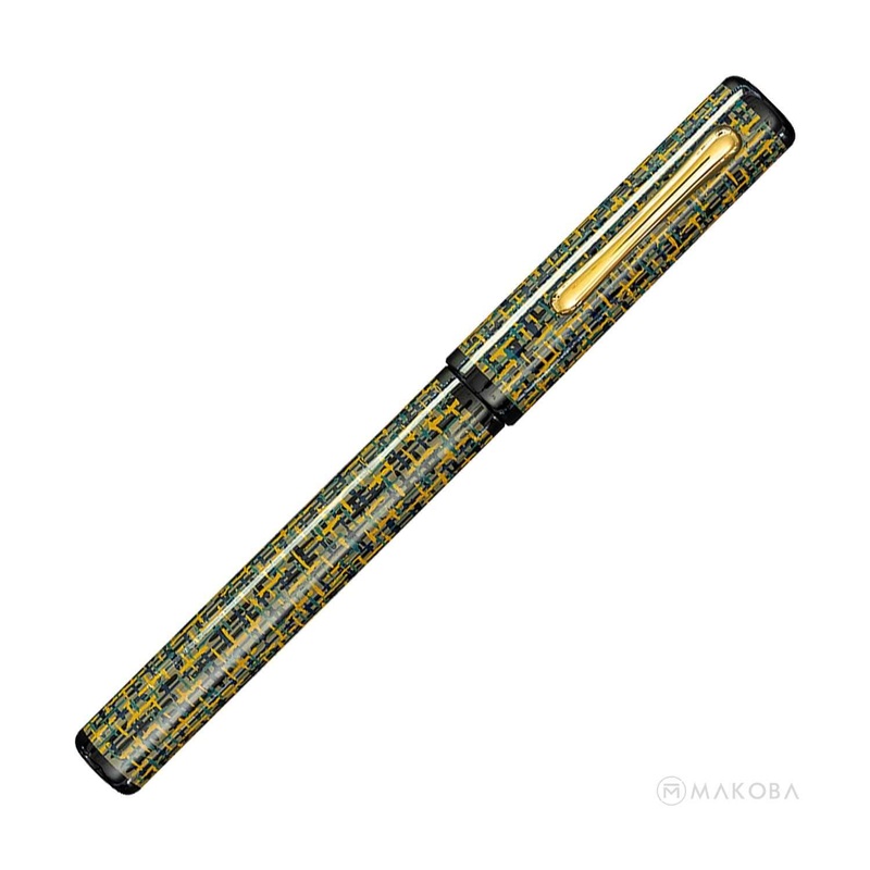 Taccia Tweed Limited Edition Fountain Pen, Mango Spice – 14K Gold Nib
