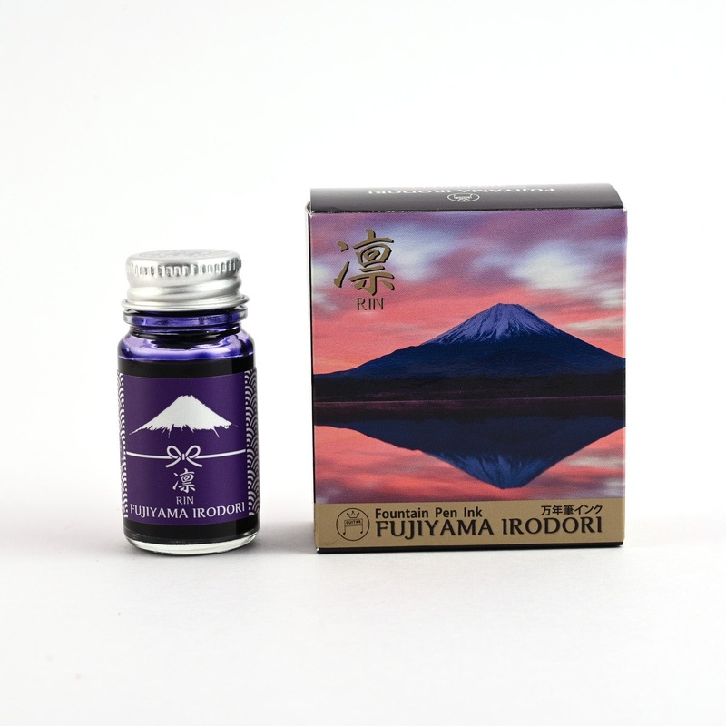 Teranishi Fujiyama Irodori Rin Ink Bottle, Purple – 12ml