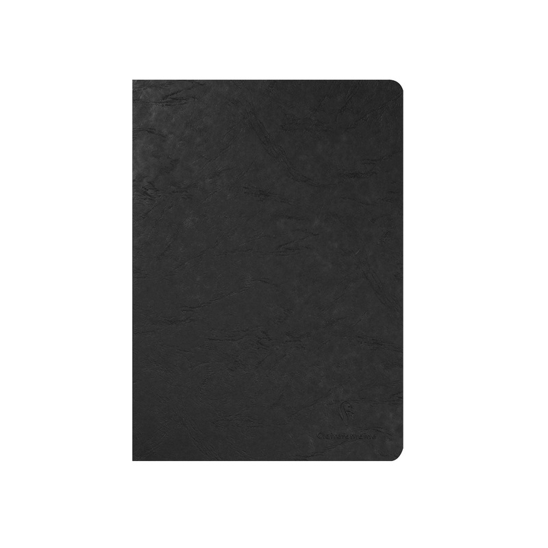 Clairefontaine Age Bag Essentials Black Staplebound Notebook – A4, Ruled