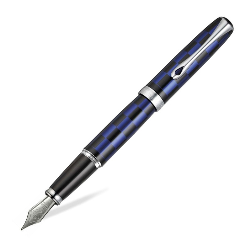 Diplomat Excellence A+ Fountain Pen, Blue – Steel Nib