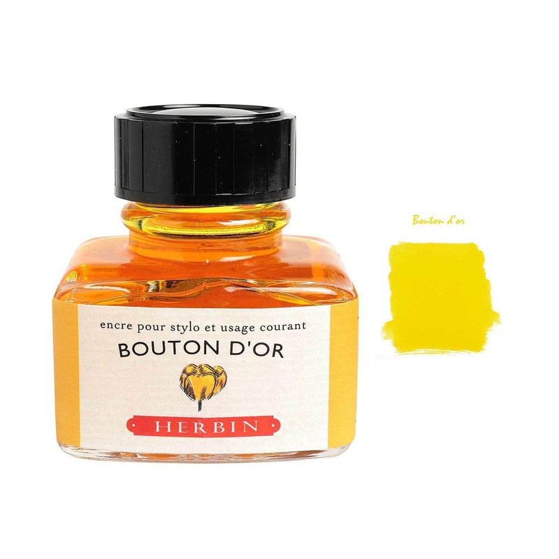 J. Herbin Bouton d’Or Ink Bottle – 30ml