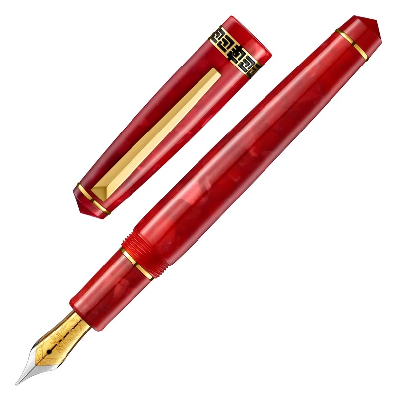 Laban Rosa Fountain Pen – Passion Red GT