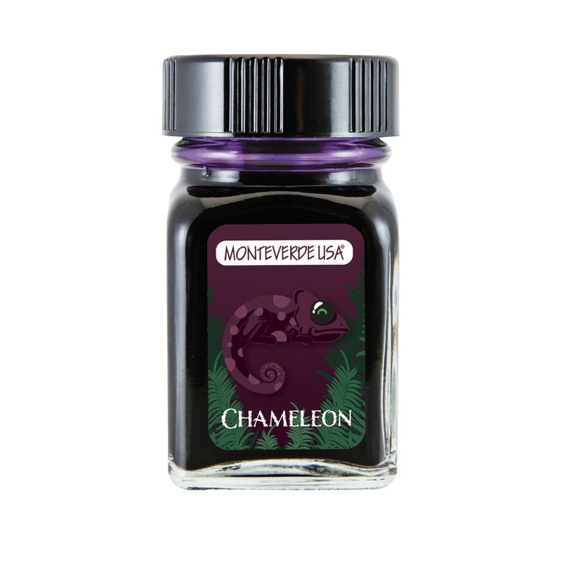 Monteverde Jungle Chameleon Ink Bottle, Burgundy – 30ml