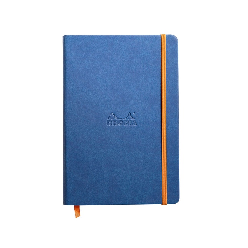 Rhodiarama Hard Cover Sapphire Notebook – A5, Ruled