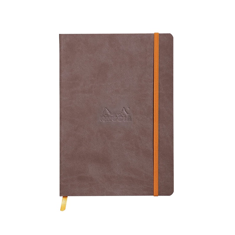 Rhodiarama Soft Cover Chocolate Notebook – A5, Ruled