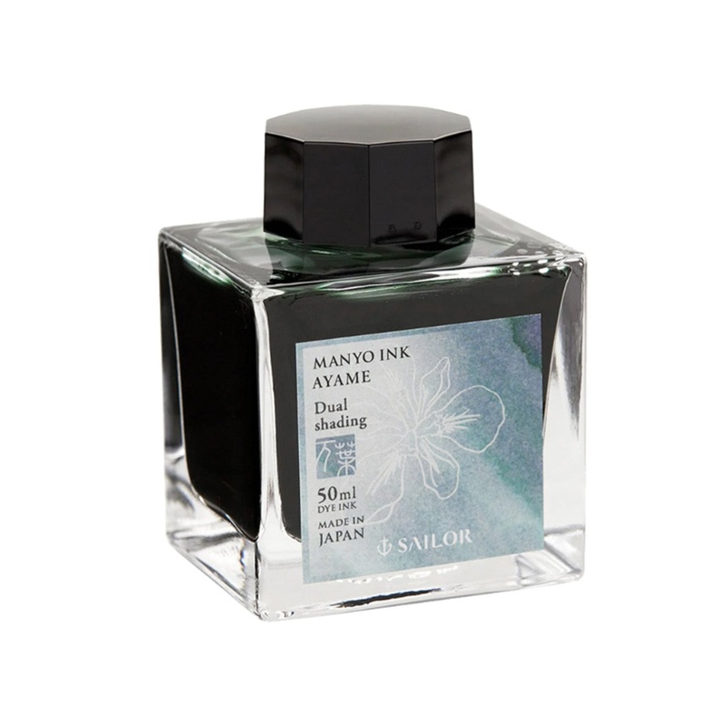 Sailor Manyo Ayame Ink Bottle, Green – 50ml