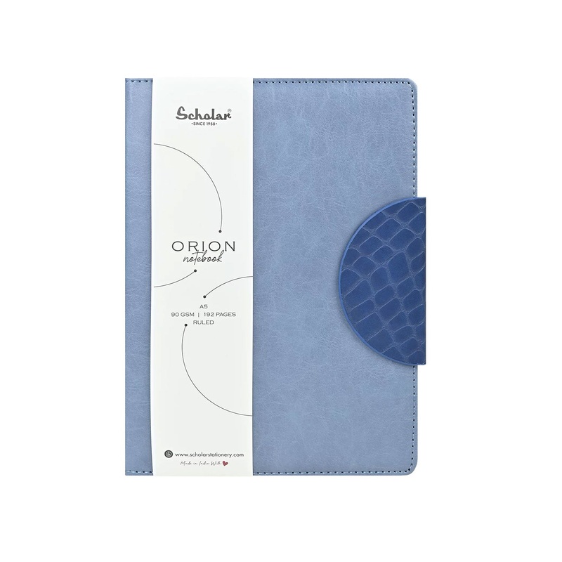 Scholar Orion Blue Notebook – A5, Ruled