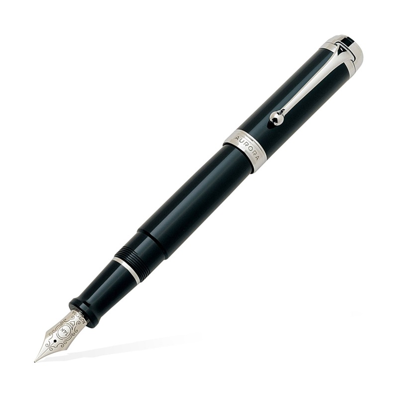 Aurora Talentum Resin Fountain Pen – Black CT