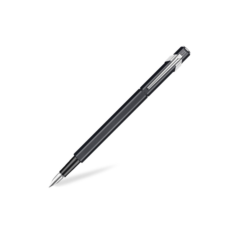 Caran D’ Ache 849 Popline Fountain Pen, Black – Steel Nib