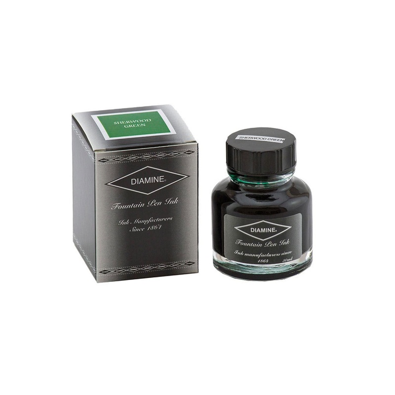 Diamine Sherwood Green Ink Bottle – 30ml
