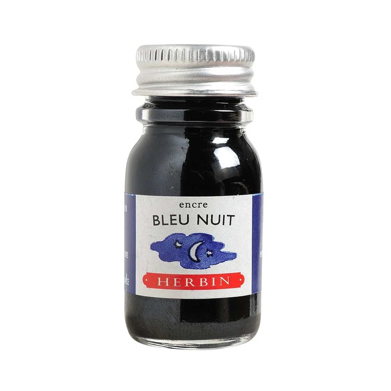 J. Herbin Bleu Nuit Ink Bottle – 10ml