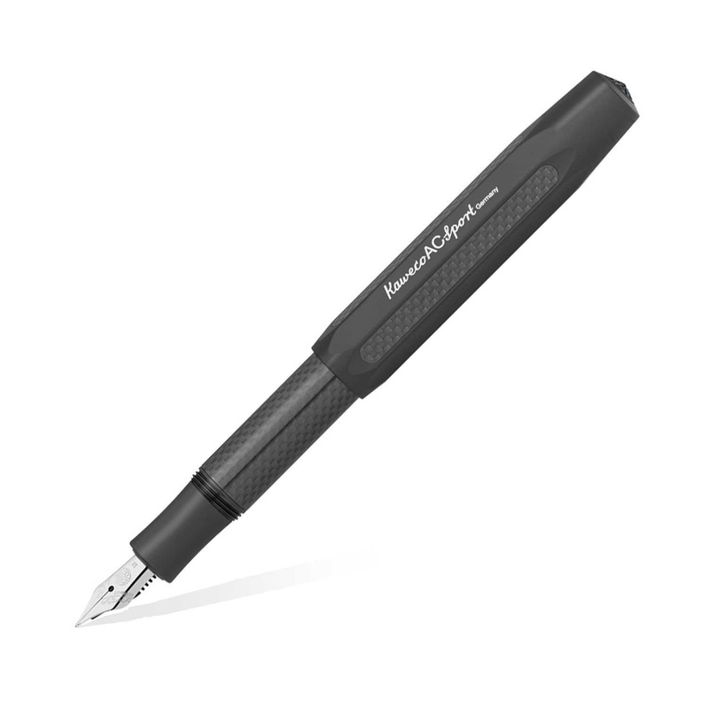Kaweco AC Sport Fountain Pen with Optional Clip – Black