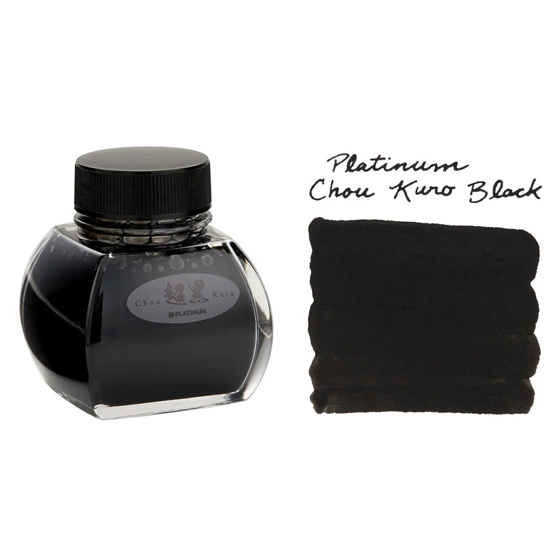 Platinum Chou Kuro Ink Bottle, Black – 60ml
