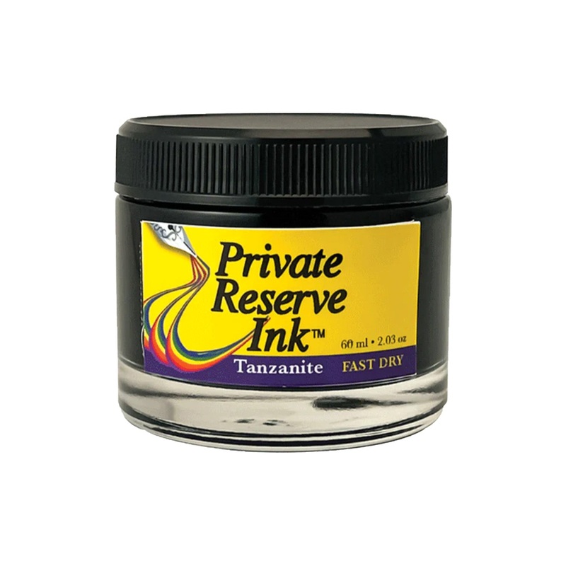 Private Reserve Tanzanite Fast Dry Ink Bottle – 60ml