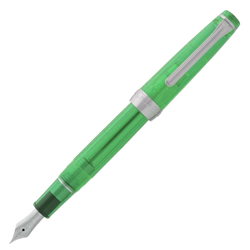 Sailor Professional Gear Slim Transparent Color Fountain Pen – Green CT
