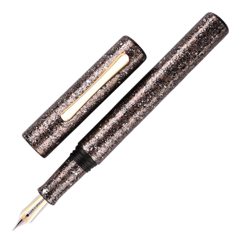 Taccia Granite Stone Fountain Pen – Brown GT