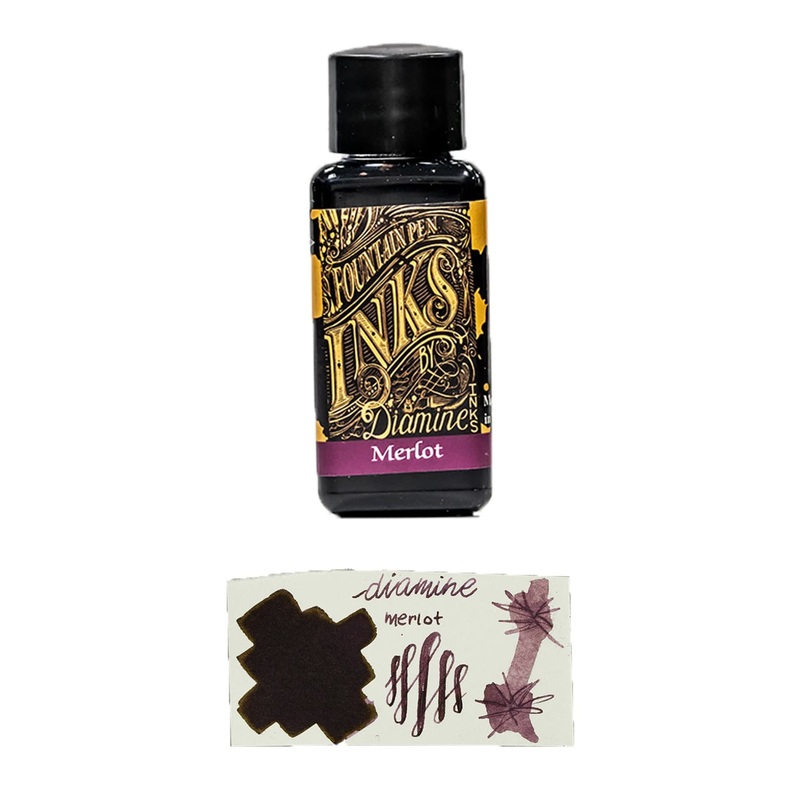 Diamine Bottled Ink in Merlot|80ml|30ml