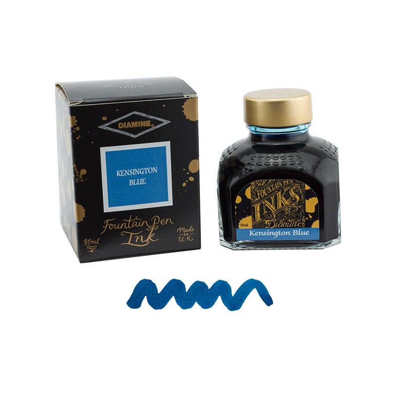 Diamine Kensington Blue Ink Bottle – 80ml